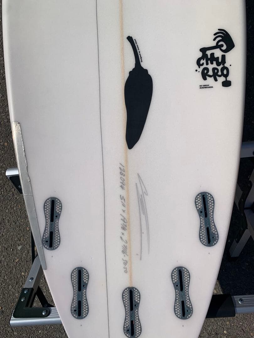 chilli churro 5.11 中古　5フィン　fcs2