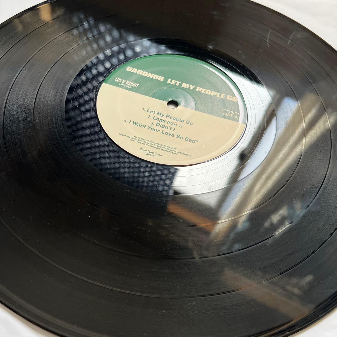 極美品 LP DARONDO/LET MY PEOPLE GO レコード