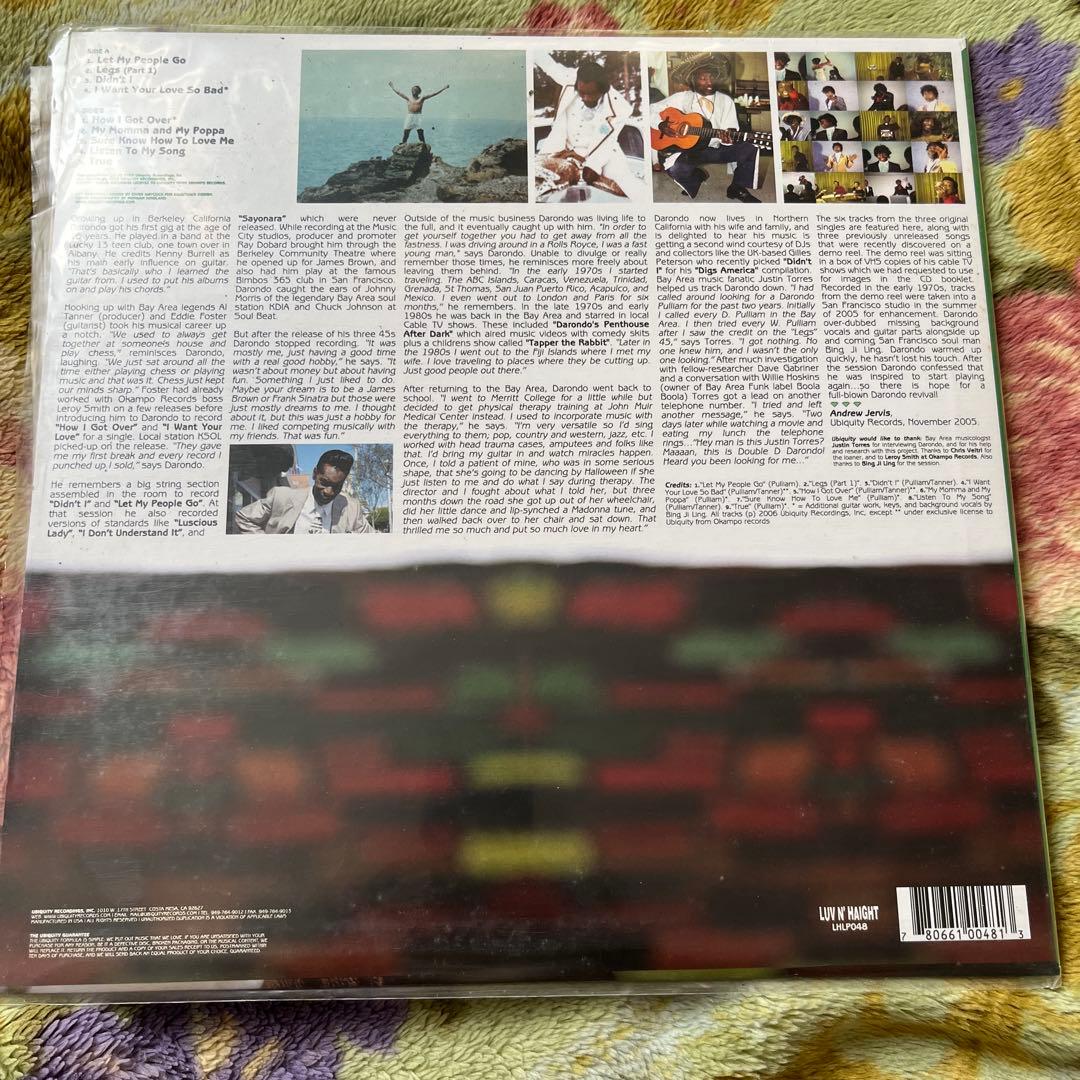 極美品 LP DARONDO/LET MY PEOPLE GO レコード