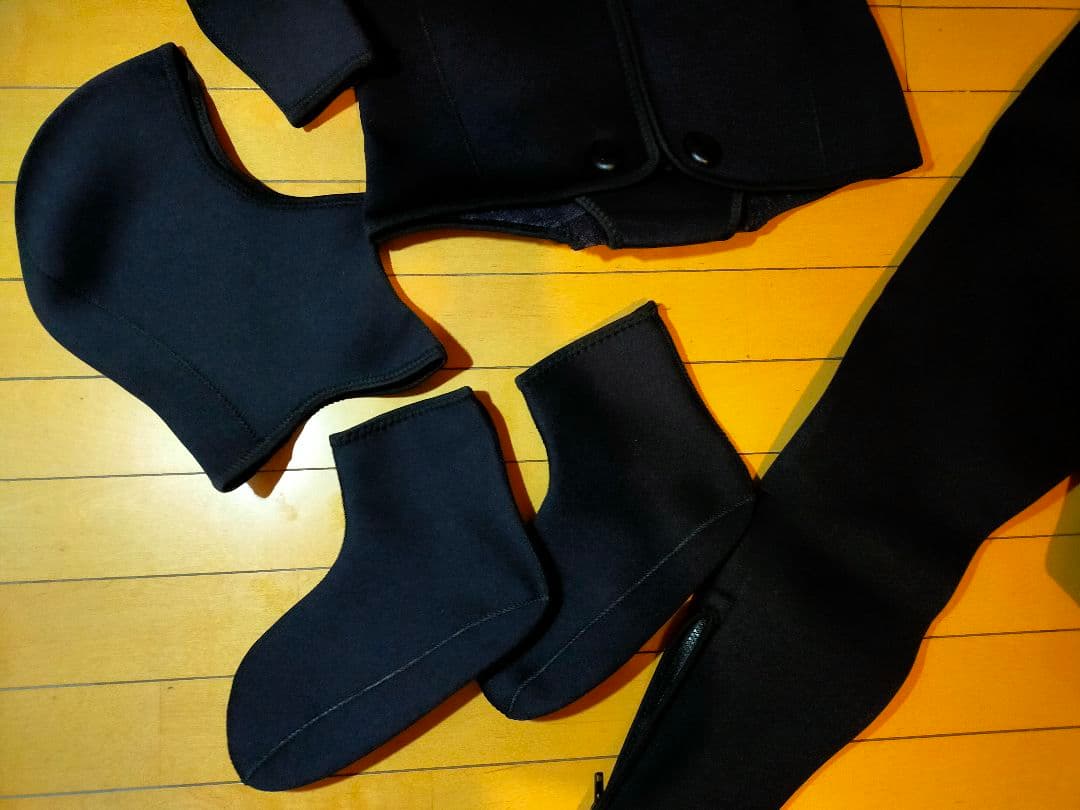 【エクセル】Celacanz ウェットスーツ4点セット LFC-509 XL