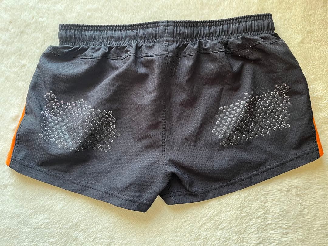 Under Armour ラガーパンツ M 黒/オレンジ