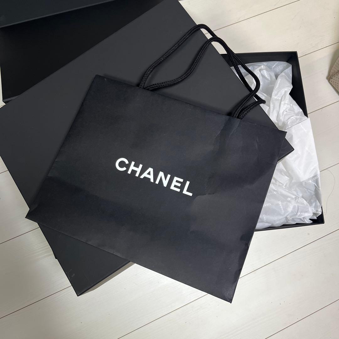 CHANEL ギフトボックスセット 黒 3箱と布袋