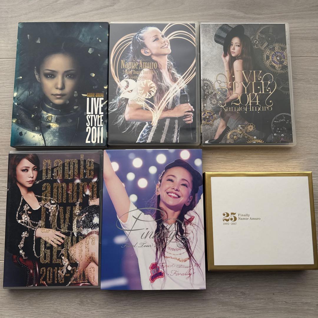 安室奈美恵　DVD5点 CD1点 まとめ売り