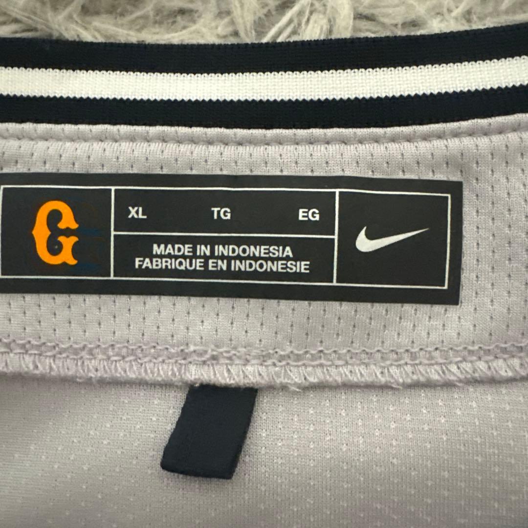 読売ジャイアンツ長野久義 ユニフォーム NIKE製 XLサイズ ビジター グレー