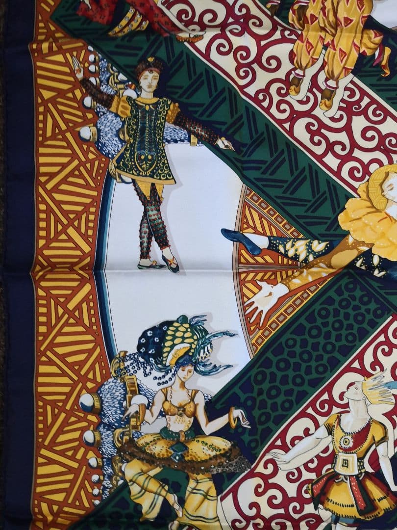 エルメス　HERMES　スカーフ　カレ90　ロシアバレエ