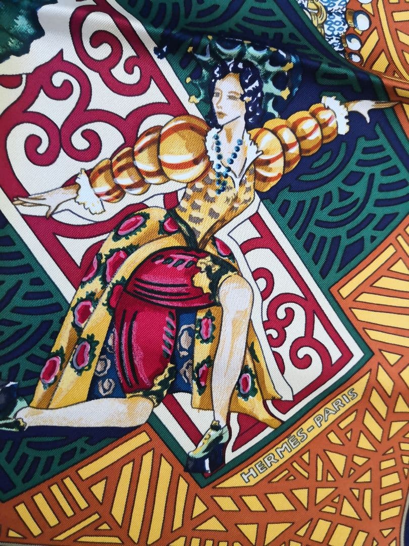 エルメス　HERMES　スカーフ　カレ90　ロシアバレエ