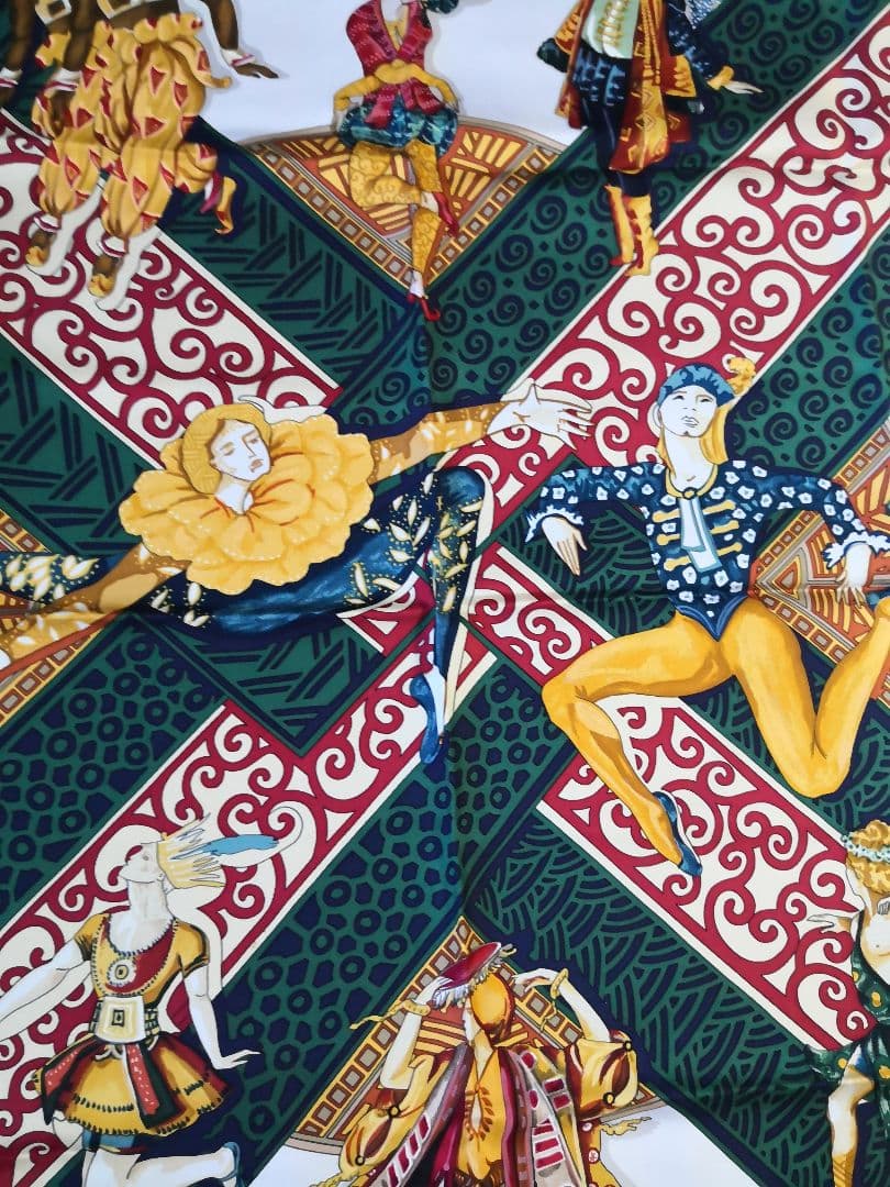エルメス　HERMES　スカーフ　カレ90　ロシアバレエ