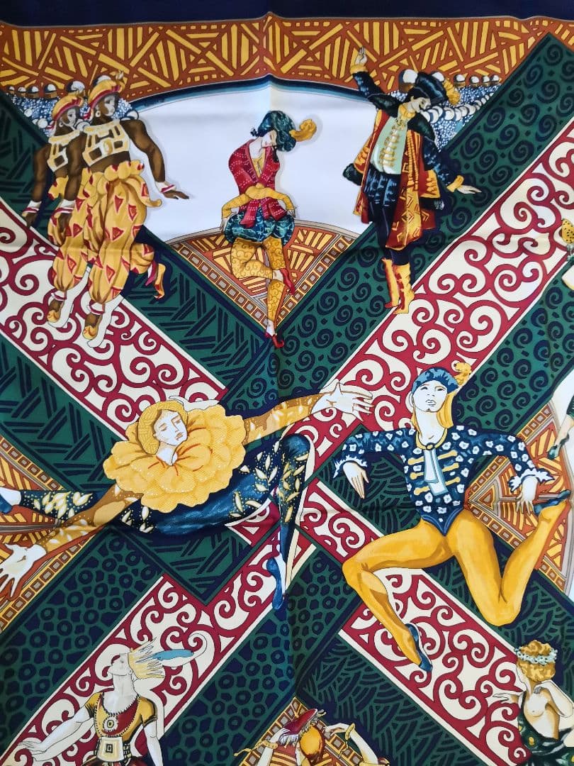 エルメス　HERMES　スカーフ　カレ90　ロシアバレエ