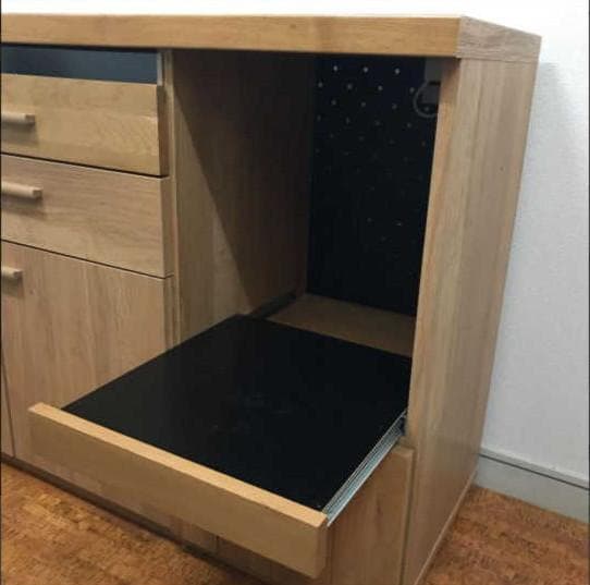 国産 キッチンカウンター　W120 オーク