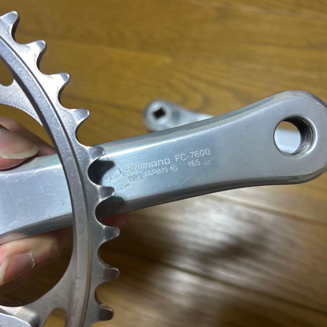 デュラエース　クランク　165mm 49T njs FC-7600