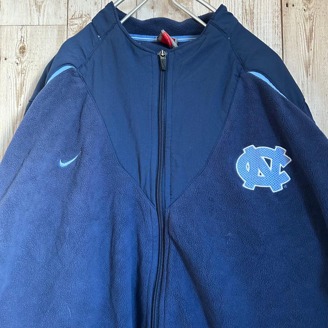 Nike ノースカロライナ大学 フリース ナイロン ジャケット UNC ナイキ