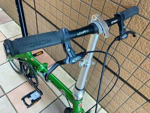 ★FIAT AL-FDB140 折りたたみ 自転車 緑 グリーン★ミニベロ