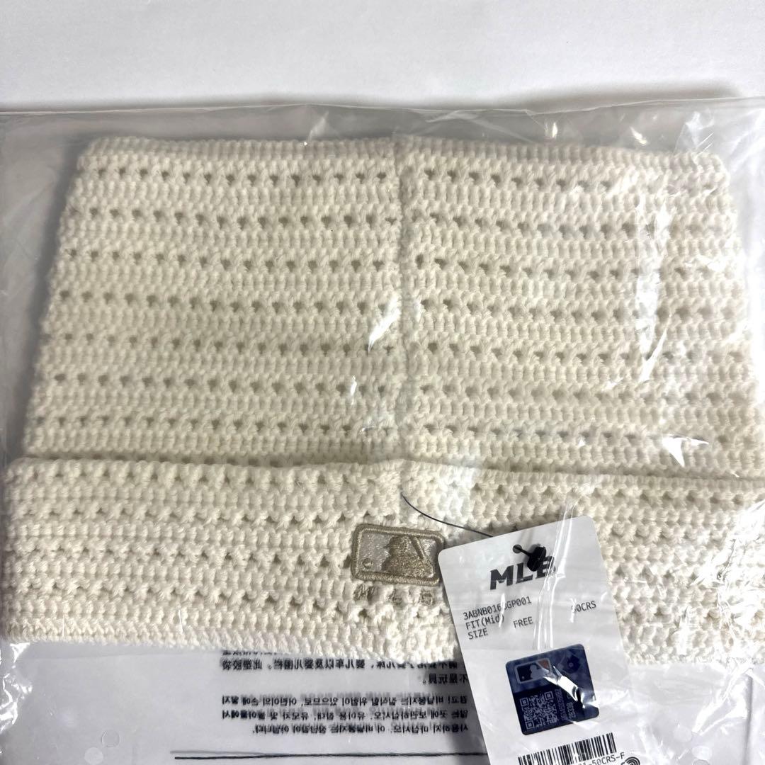専用【新作】aespa カリナ着用 MLB 韓国限定 猫耳ニット帽 正規品