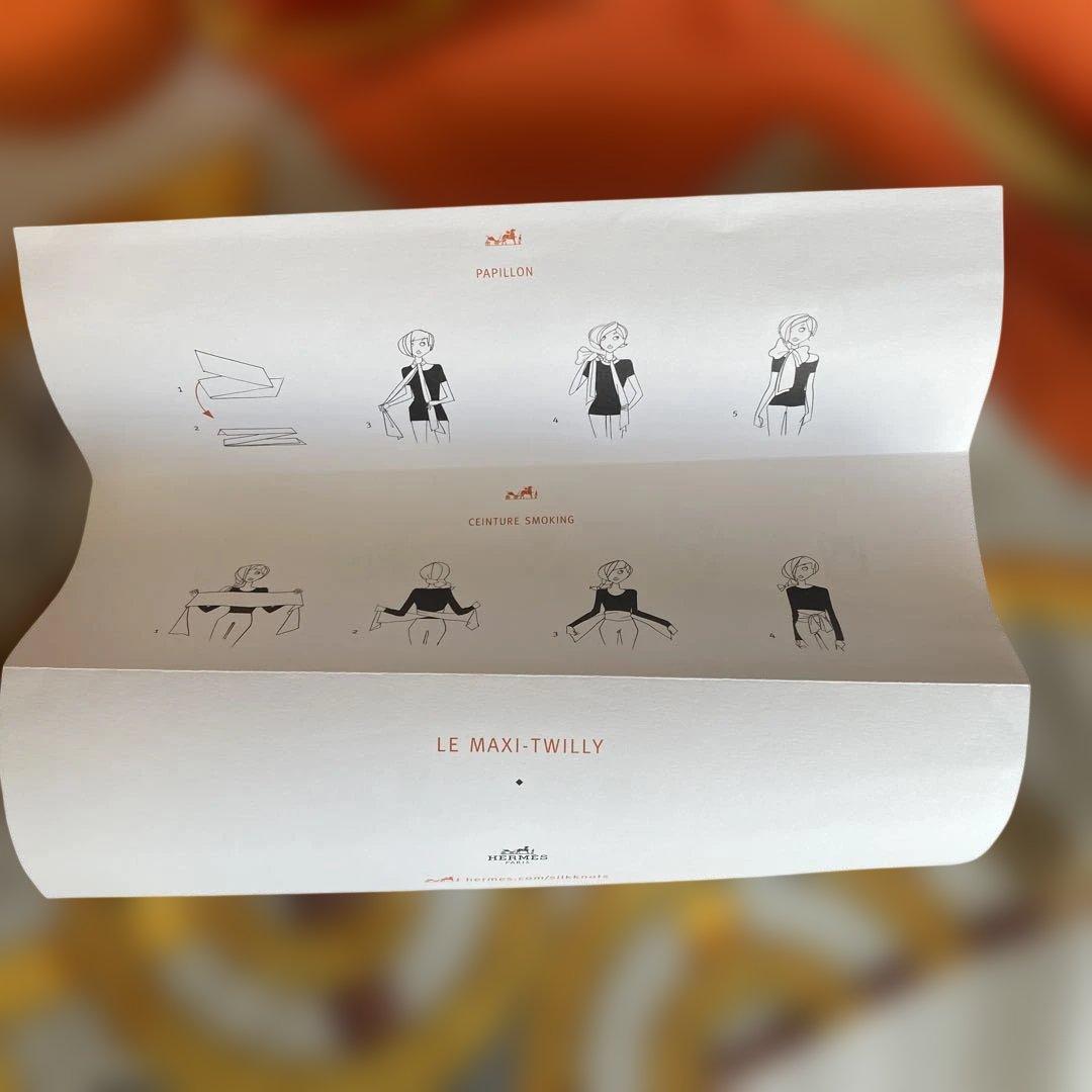 HERMES MAXY TWILLY, シルクスカー<epron d'or>