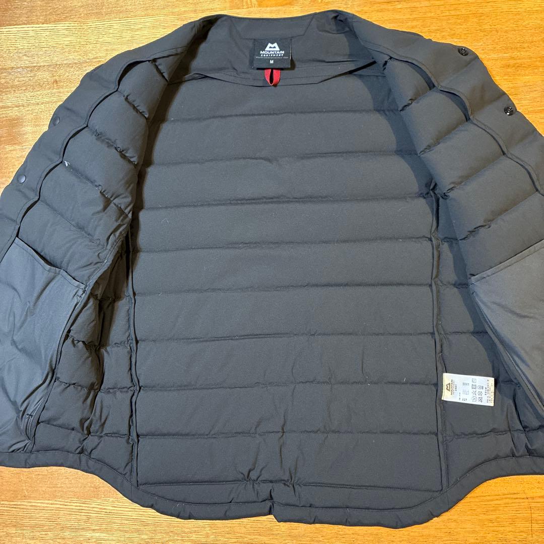 ヒラメ　Mountain Equipment ダウンベスト M ブラック