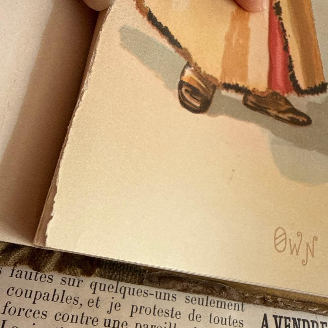 稀少1892年アンティーク愛らしい絵本ヴィクトリアン洋書ジャンクジャーナル古書