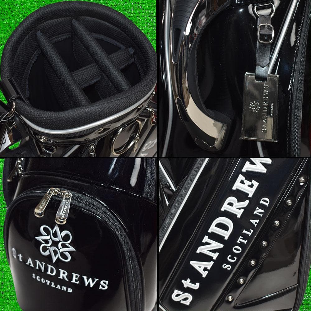 y*i様 St ANDREWS セントアンドリュース エナメルキャディバッグ 新
