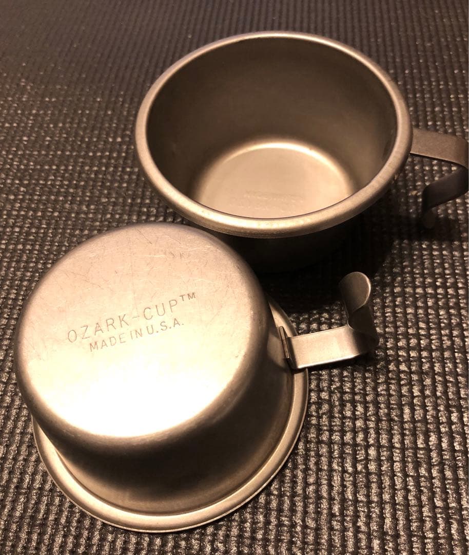 Ozark Cup ステンレス製シェラカップ 2個セット