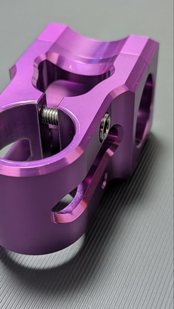 ブルックリンマシンワークス　ステム　55mm 　パープル