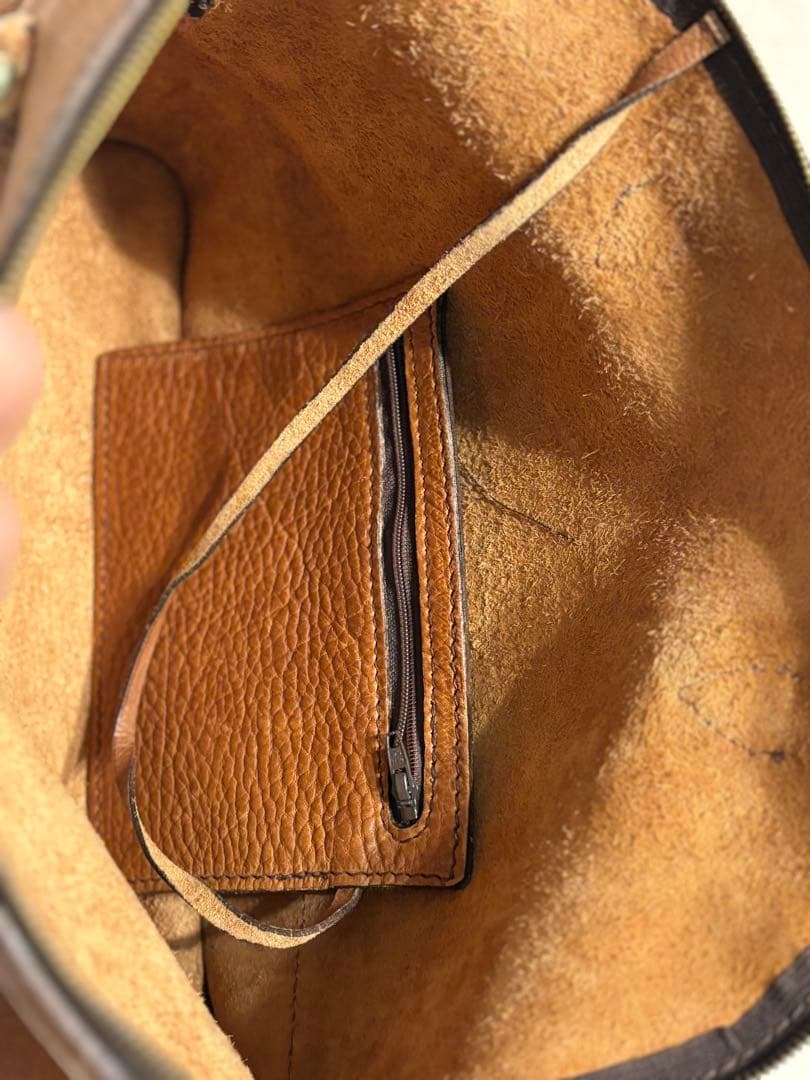 フランス製 EURO VINTAGEリアルレザー トートハンドバッグ