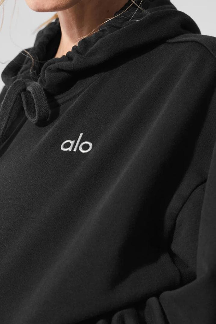 Alo yoga Accolade フーディ black （XS）