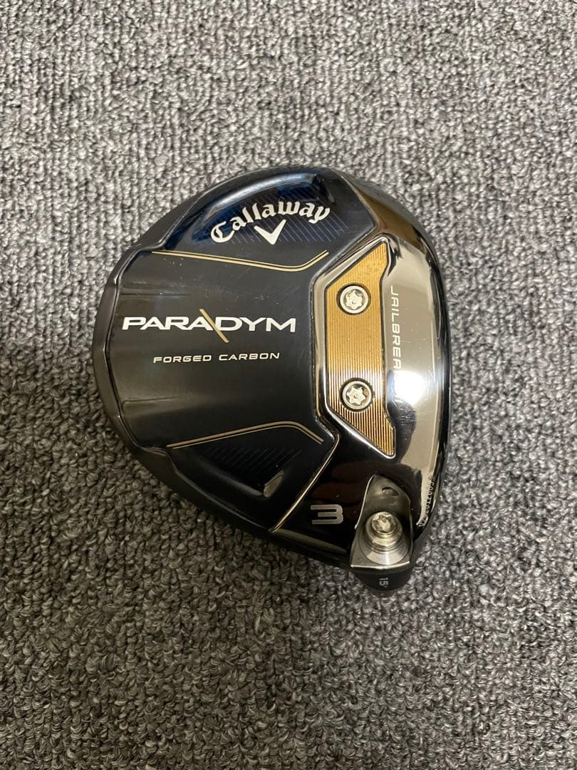 （美品）パラダイム　3W 15° フェアウェイウッド ヘッドのみ