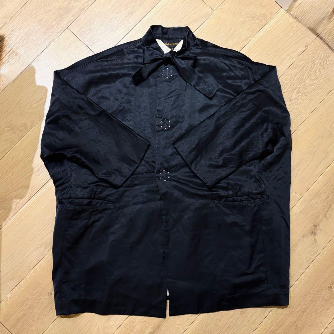 CdG 2010aw RtW [良品] ブラックサテンリボンジャケ