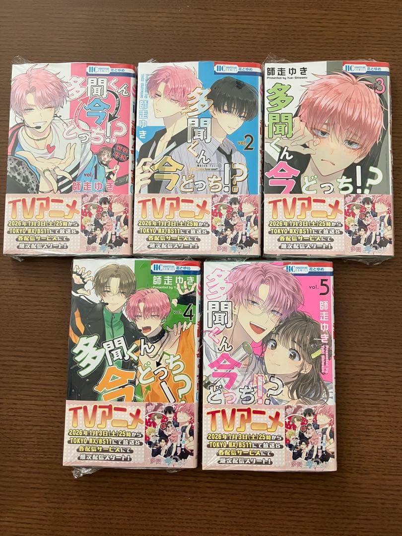 【新品】多聞くん今どっち！？　既刊全巻　1〜14 師走ゆき