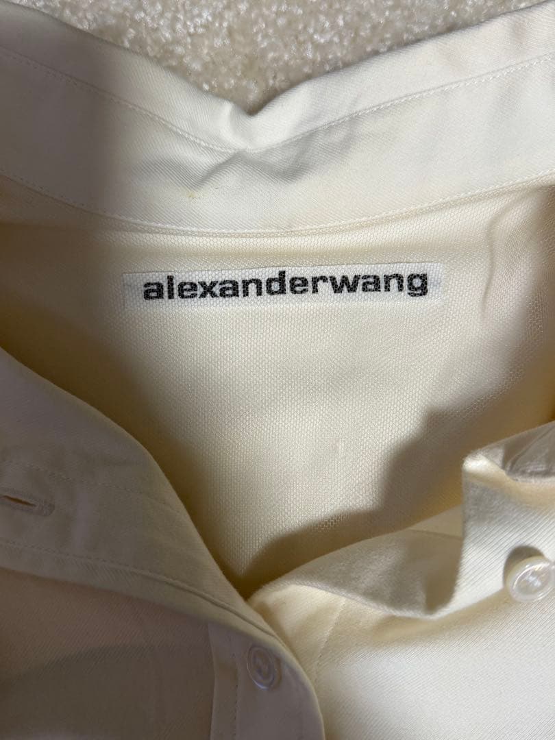 【Alexander Wang】アレキサンダーワン ベルト付きシャツワンピース