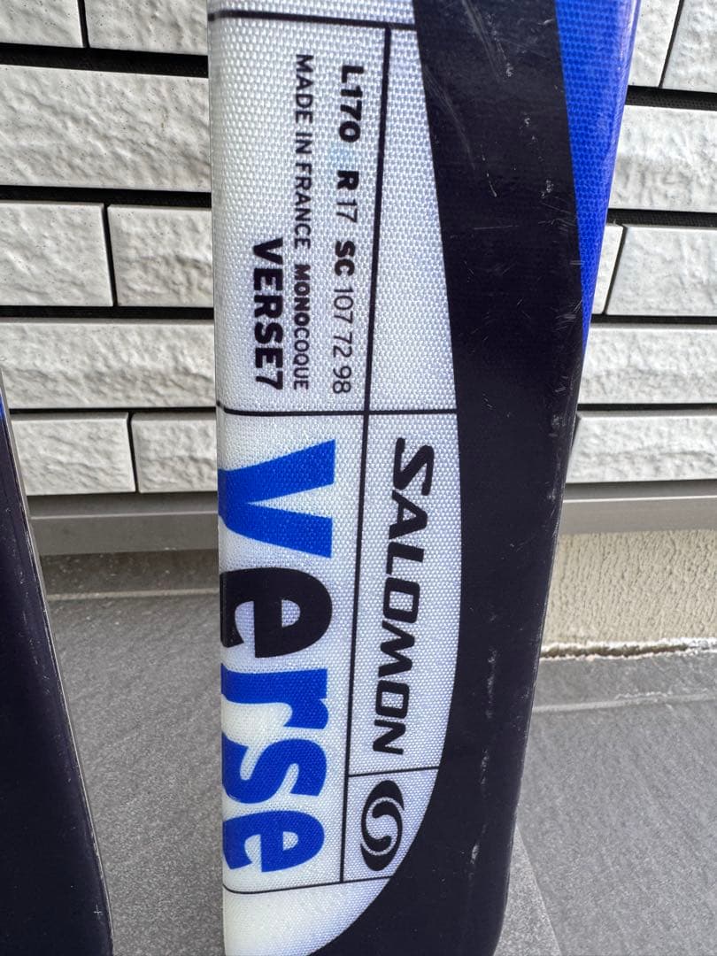 SALOMON VERSE 7 170cm サロモン バース スキー板