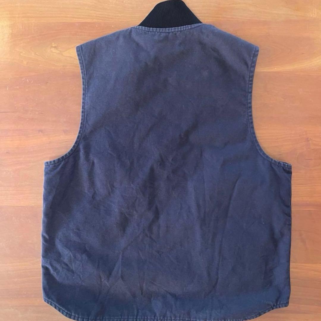 CARHARTT ダックベスト L ネイビーカーハート DUCK VEST