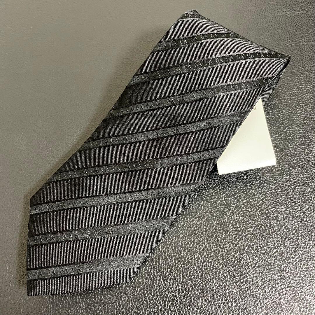 【新品未使用品】GIORGIO ARMANI ジョルジオアルマーニ ネクタイ 黒