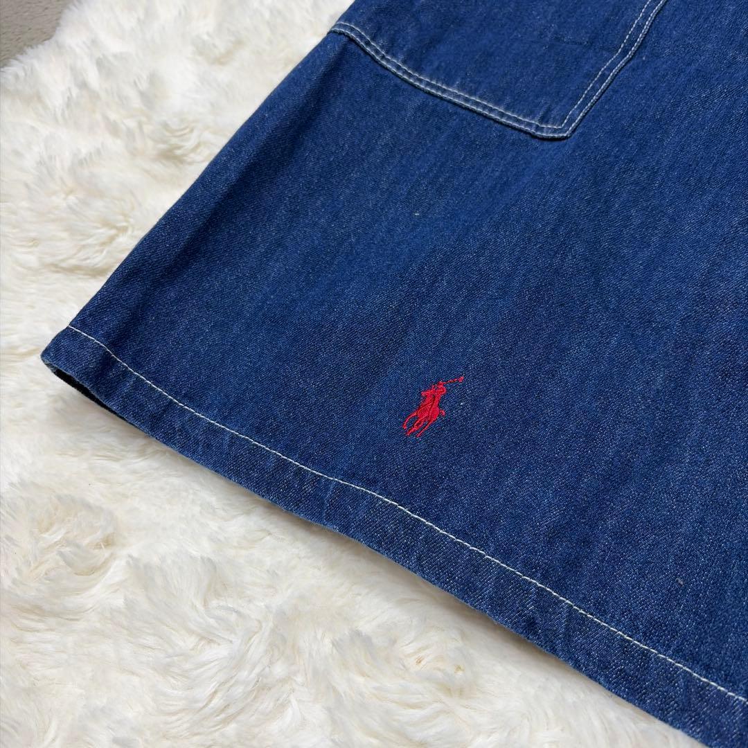 新品未使用 RALPH LAUREN ラルフローレン デニム ソムリエ エプロン