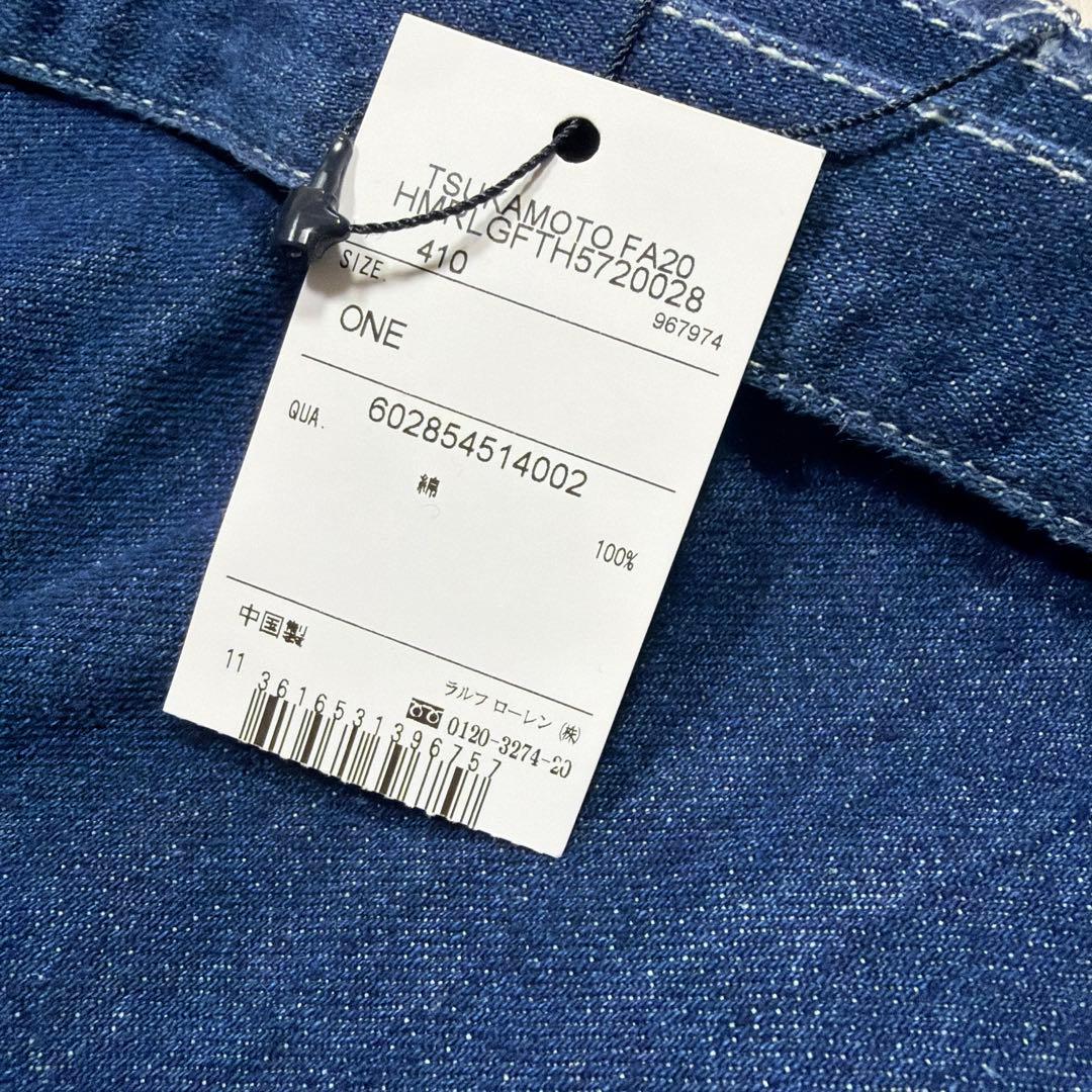 新品未使用 RALPH LAUREN ラルフローレン デニム ソムリエ エプロン