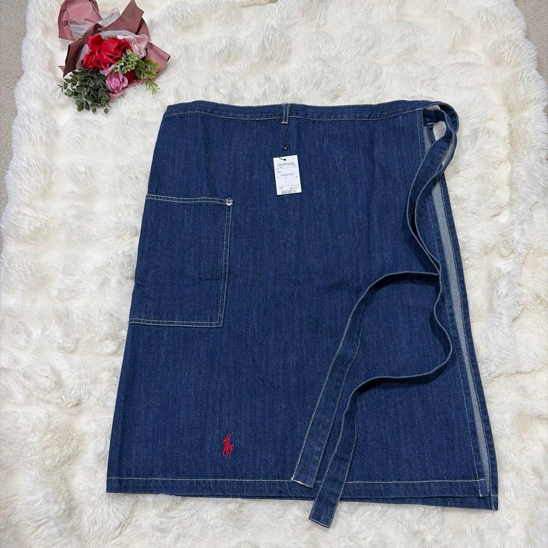 新品未使用 RALPH LAUREN ラルフローレン デニム ソムリエ エプロン