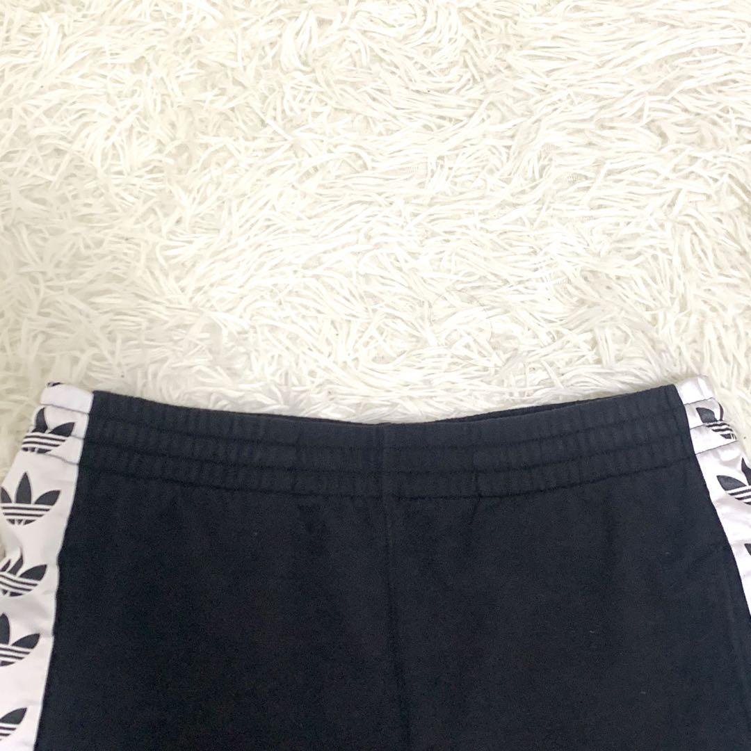 アディダス トレフォイルテープロゴ ナイロン トラックパンツ　ジャージ