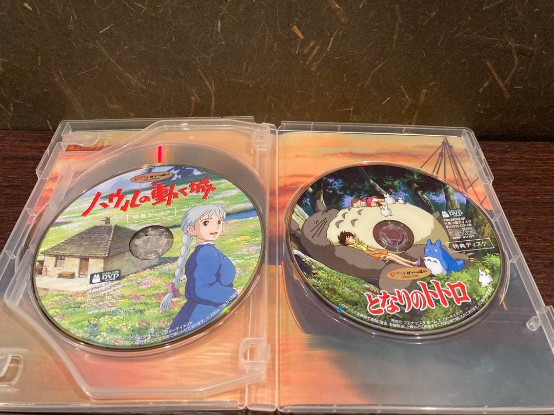 ジブリDVD特典ディスク4枚トトロ、もののけ姫、ハウル、ゲド戦記