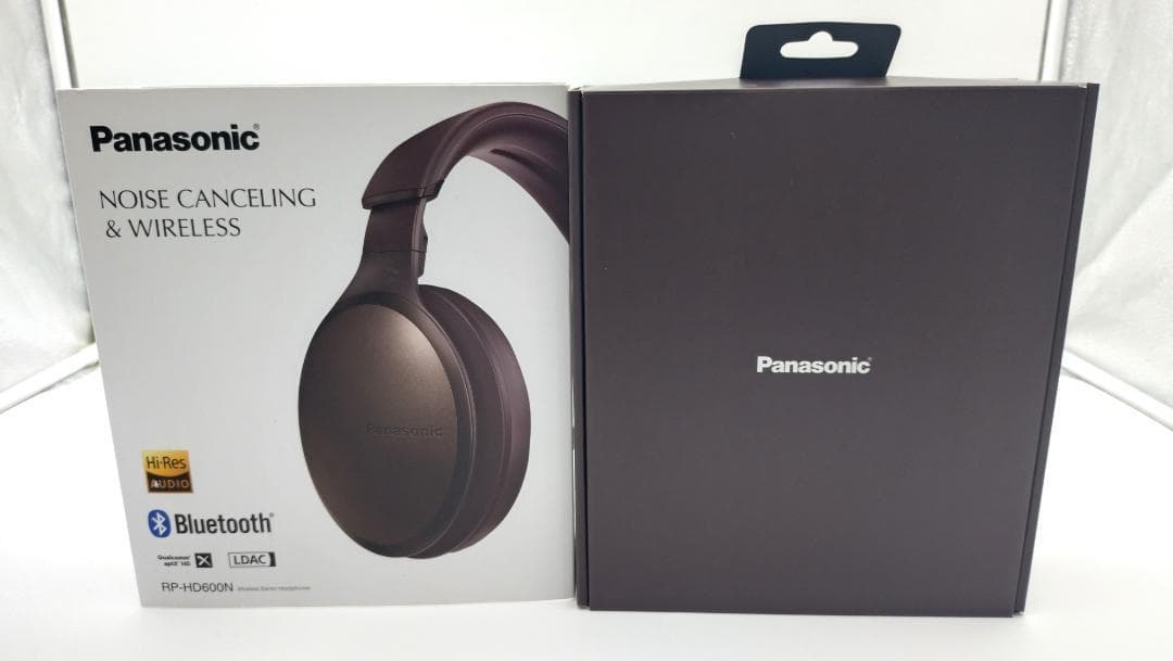 【中古品】パナソニック ワイヤレスステレオヘッドホン RP-HD600N-T