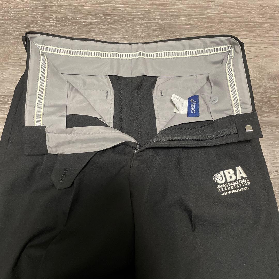 極美品 asics JBA 日本バスケットボール協会認定 レフェリー スラックス