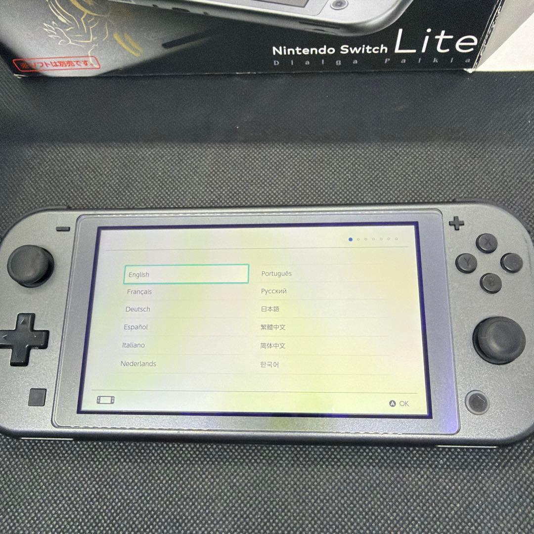 液晶美品　Nintendo Switch Lite ディアルガパルキア
