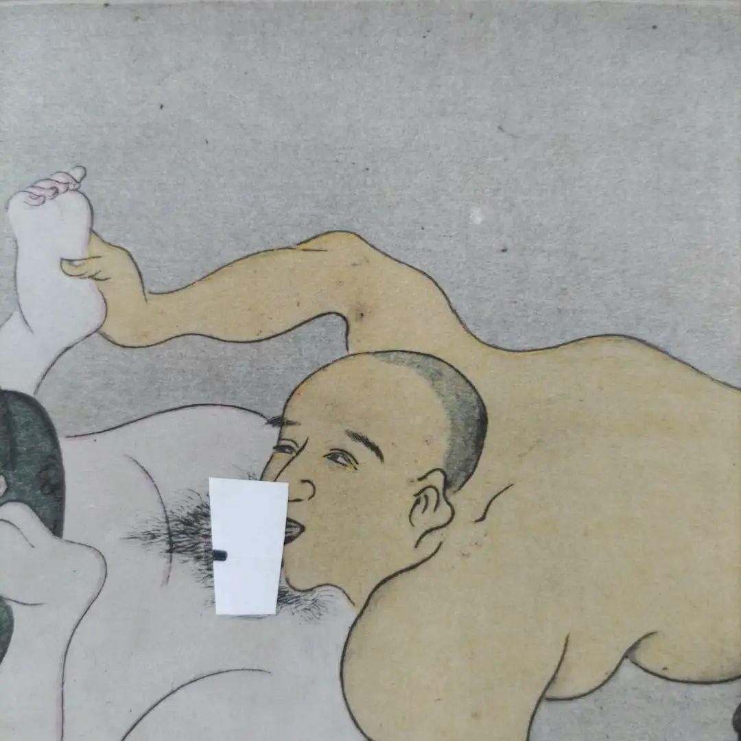 春画　浮世絵　秘めごと　精緻　巨大　骨董　時代物