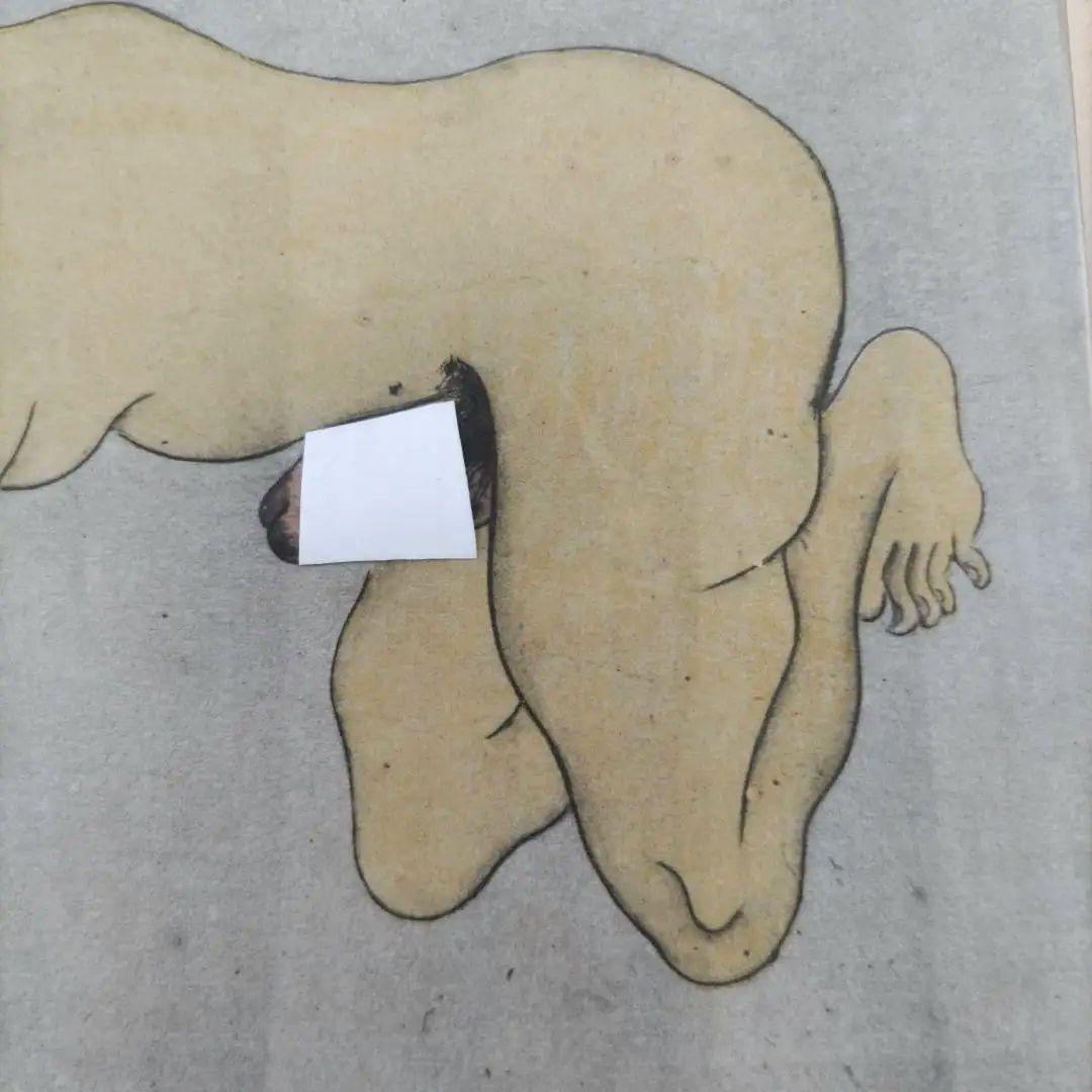 春画　浮世絵　秘めごと　精緻　巨大　骨董　時代物