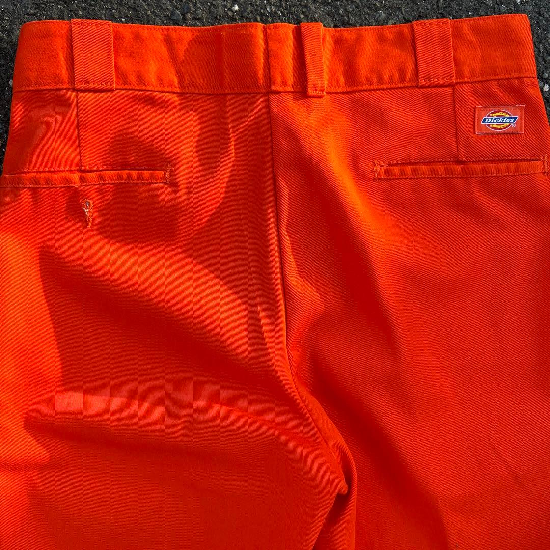 レアカラー 90s USA製 Dickies 874 オレンジ ゴールデンサイズ