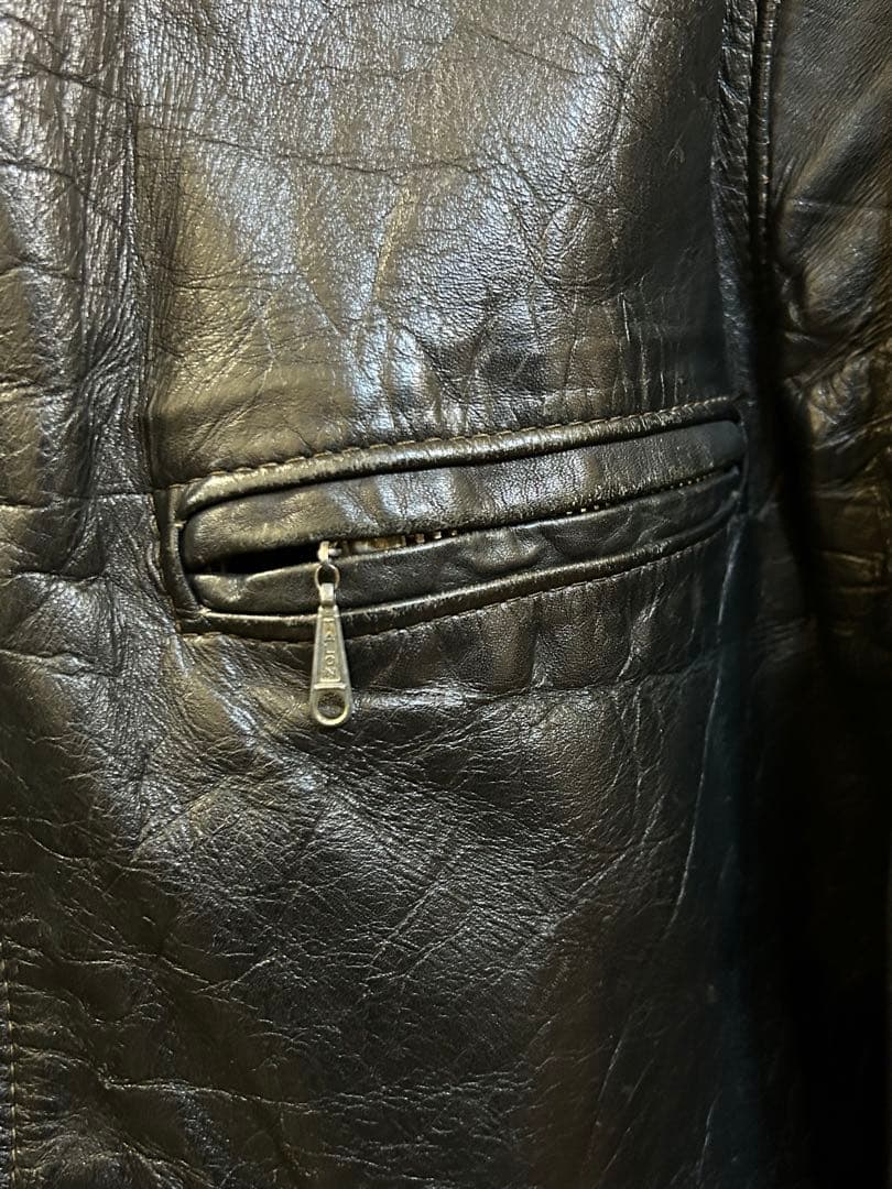 60s Brooks シングル レザージャケット 革ジャン