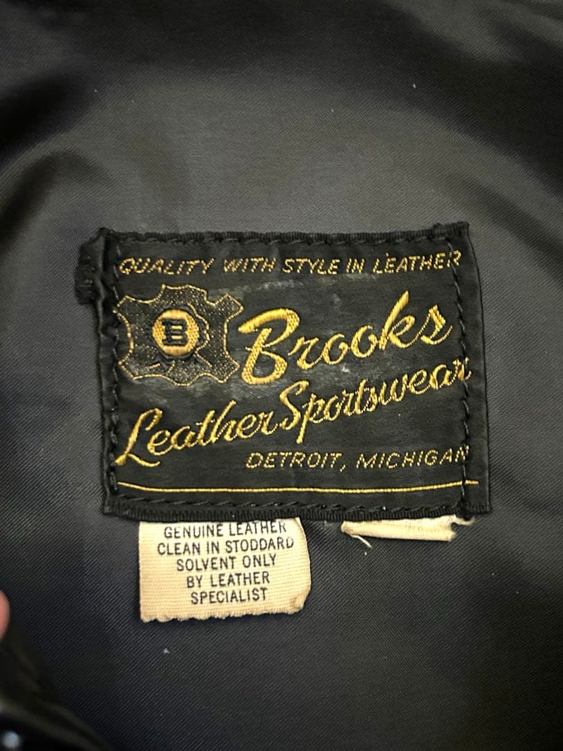 60s Brooks シングル レザージャケット 革ジャン
