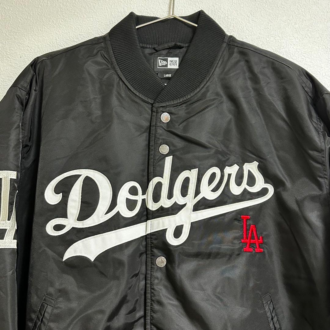 NEWERA ドジャース ナイロンジャケット ブラック GR8