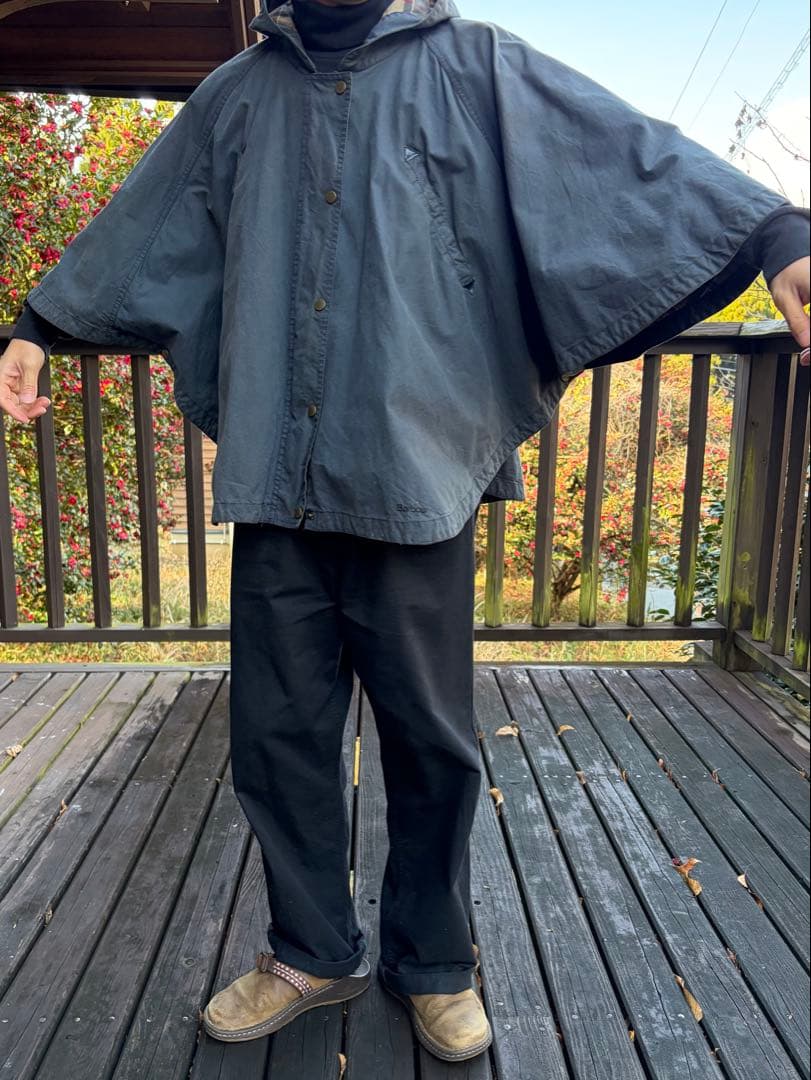 雪太郎　Barbour ポンチョ ケープコート 2000年以降