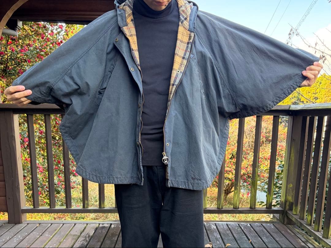 雪太郎　Barbour ポンチョ ケープコート 2000年以降