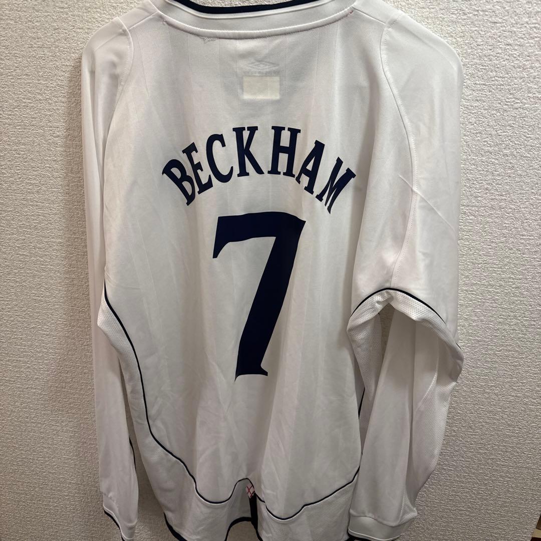 イングランド代表 ベッカム 7 長袖シャツ