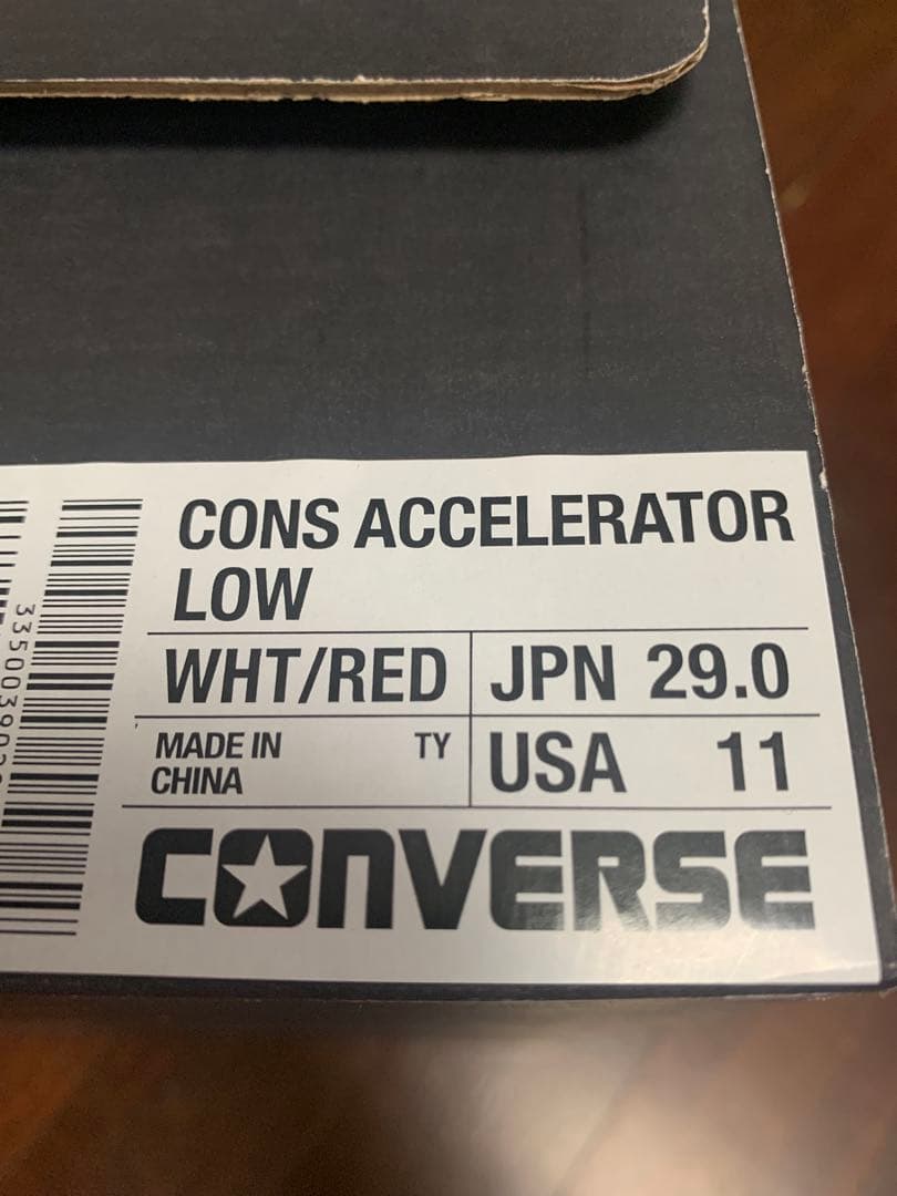 シューズ(男性用) CONVERSE CONS ACCELERATOR LOW